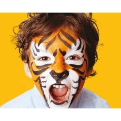 EFA Sminke 4 farver Tiger ansigtsmaling